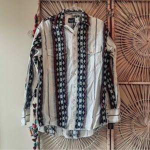 WRANGLER | mens vintage western button down